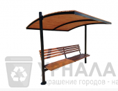 Скамейка с навесом